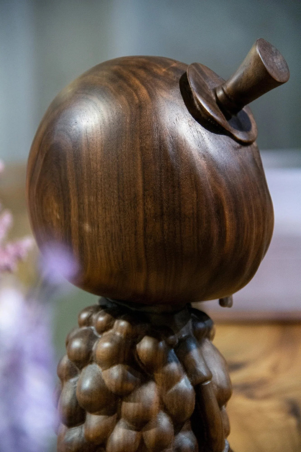 Handgeschnitzte Tycoco Holzskulptur - 38 cm hoch