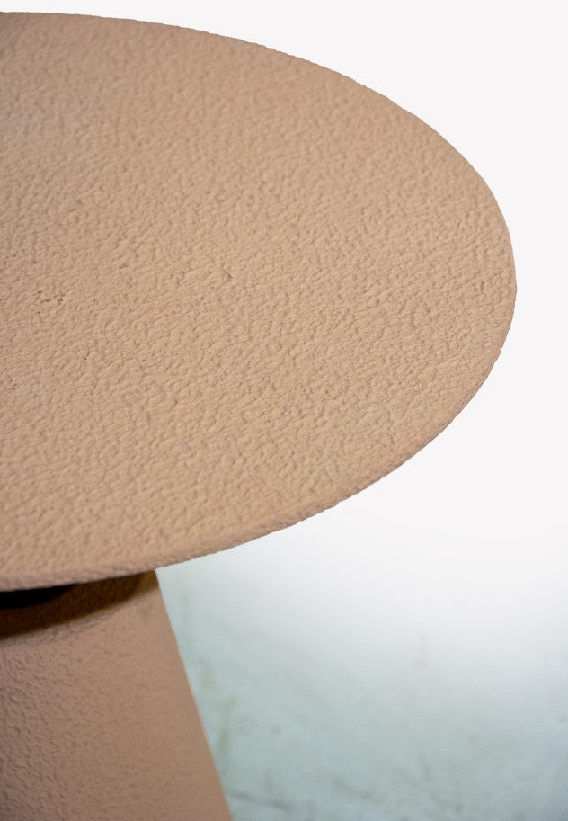 Beistelltisch-Set mit Mikrozement-Textur, minimalistisch