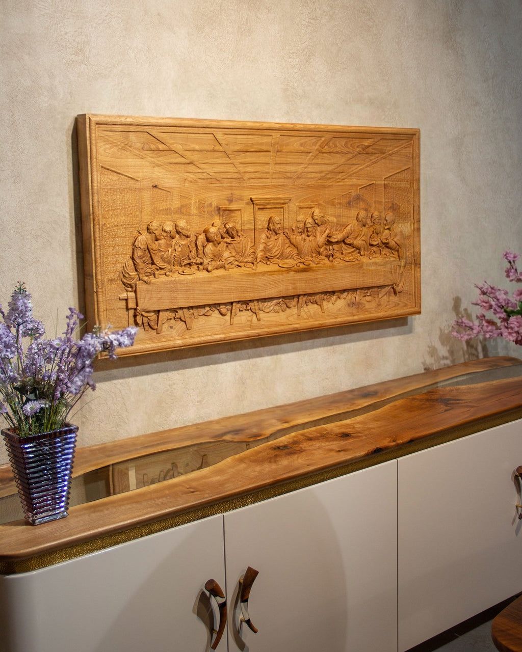 Das Letzte Abendmahl aus Holz