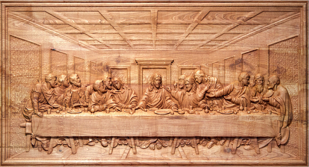 Das Letzte Abendmahl aus Holz