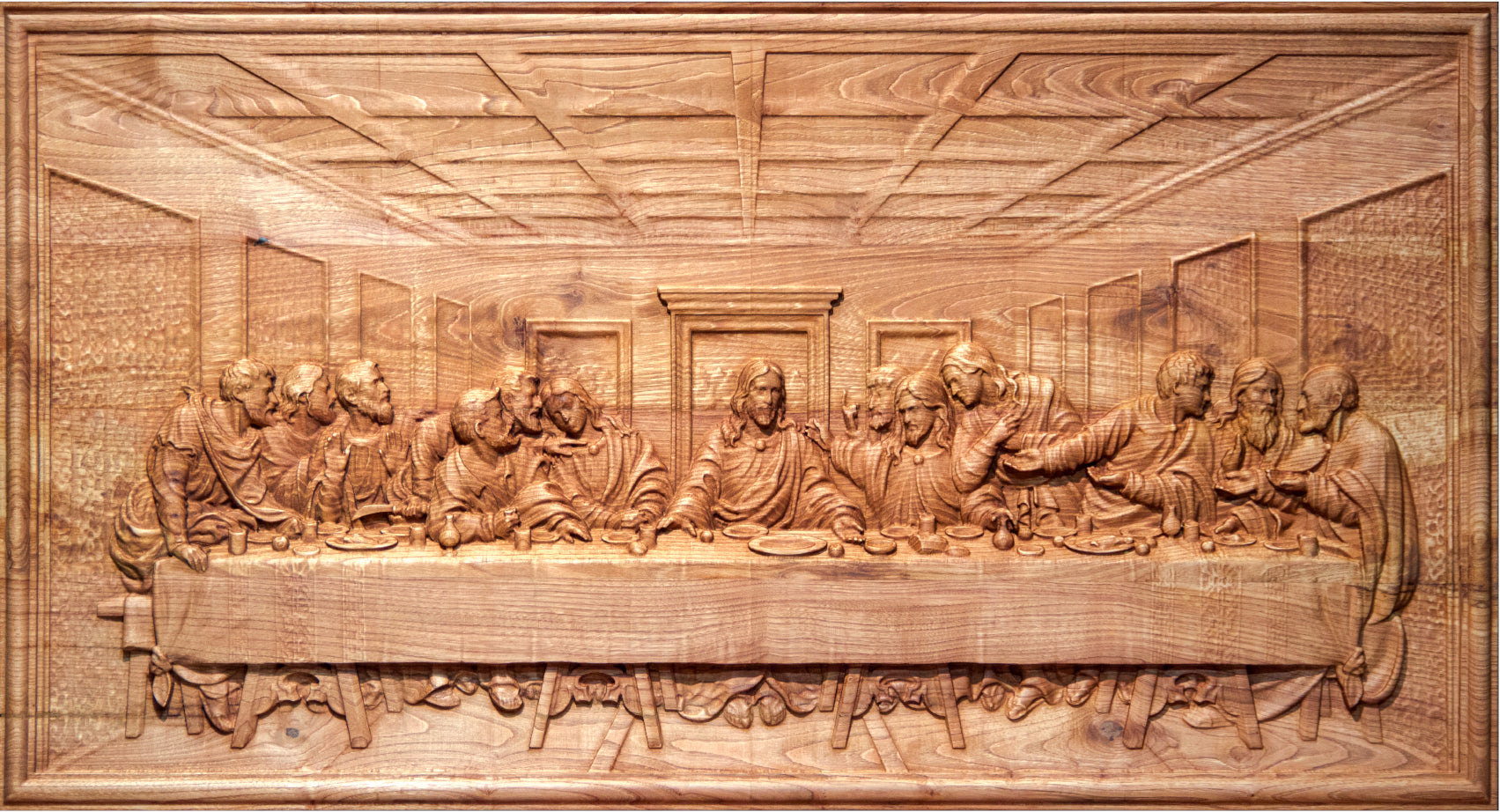 Das Letzte Abendmahl aus Holz