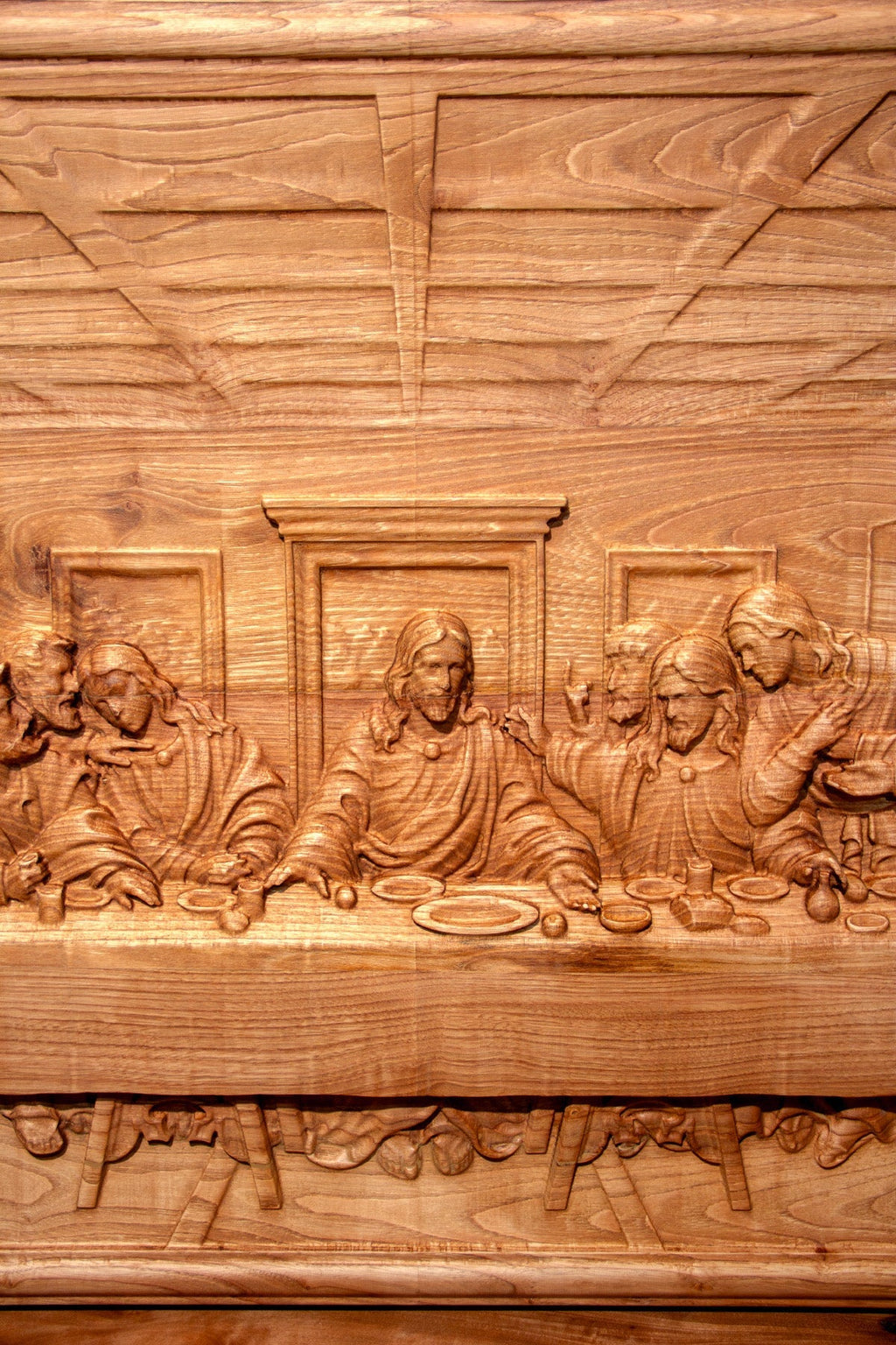 Das Letzte Abendmahl aus Holz